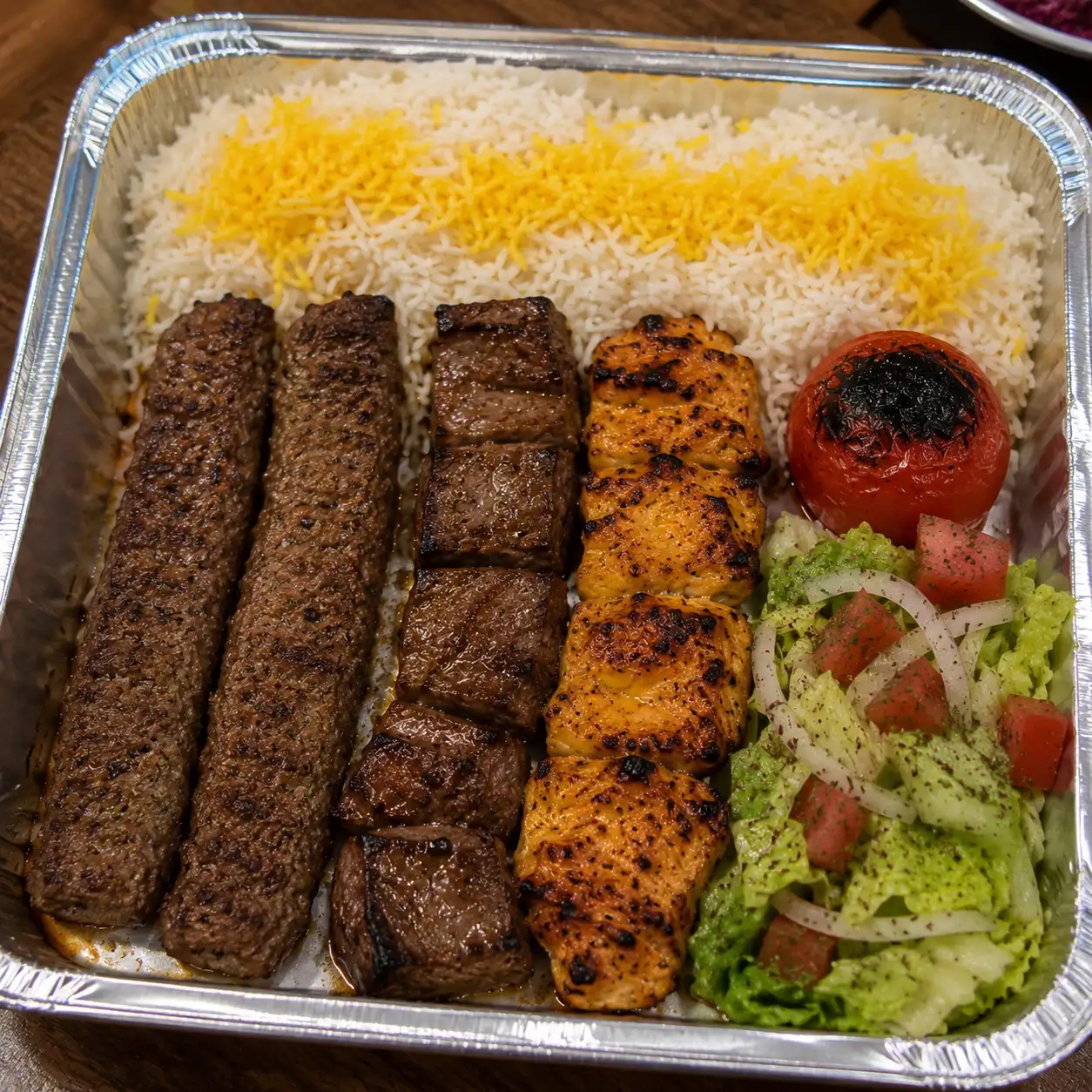 Street-Kabab-Kings-Family-plate-Rice King’s Family Tray - Image 1